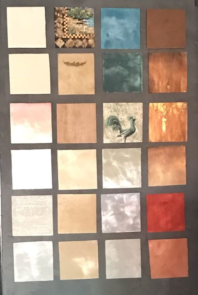Thompson Art Studios has Plaster and Faux Finish Samples on display in our Kawaihae Studio Showroom. 